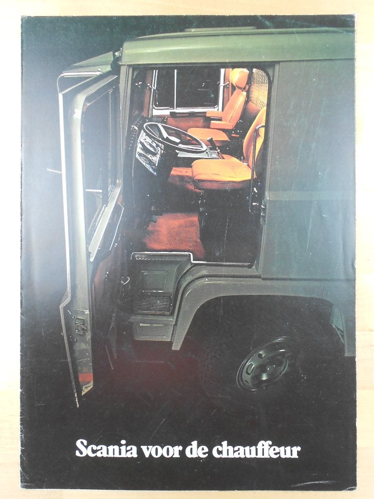 Scania 141 111 Cabine Brochure 1978, Ophalen of Verzenden, Zo goed als nieuw, Overige merken, Scania