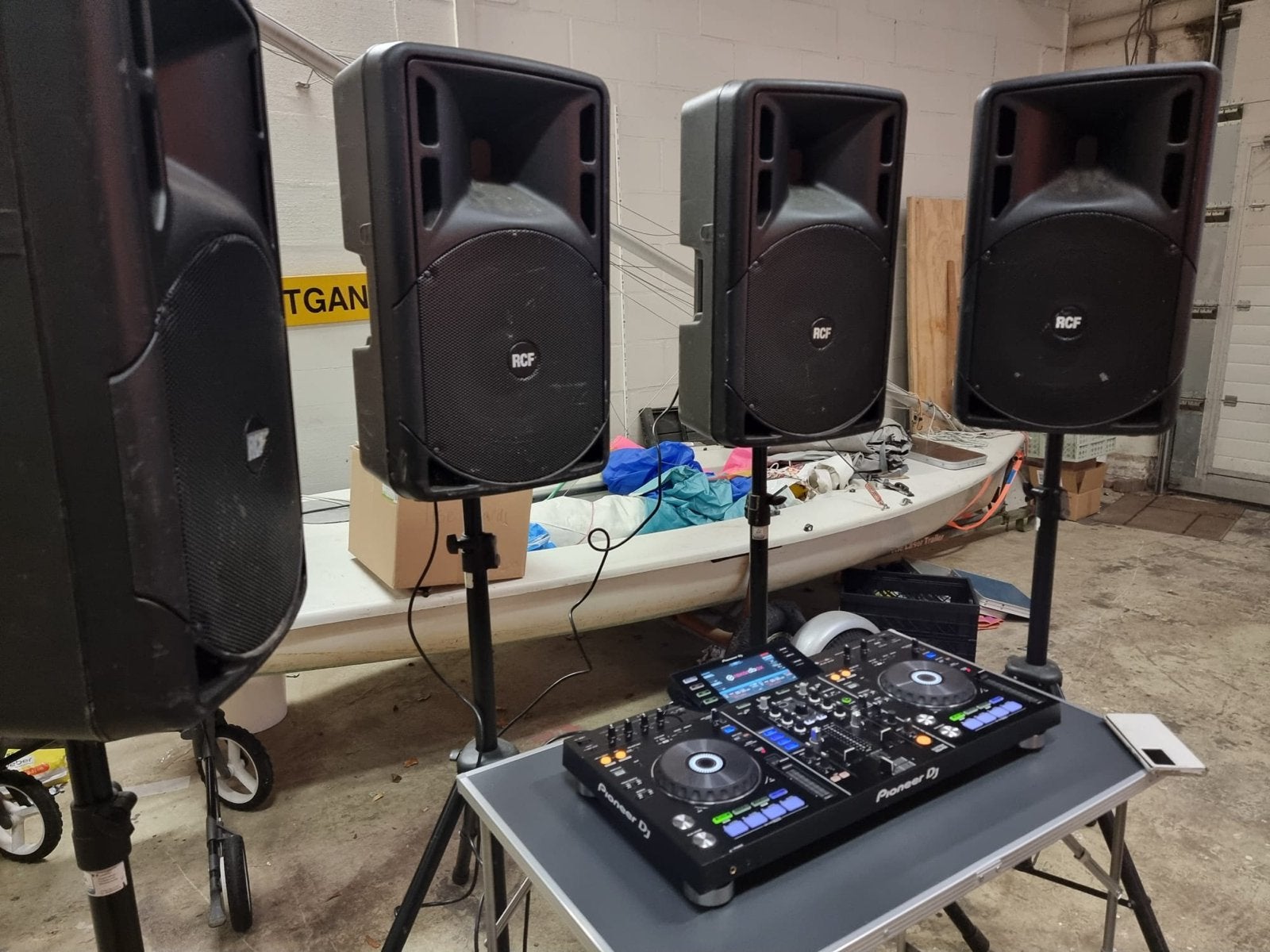 Pioneer DJ XDJ-RX DJ-set met RCF ART 312-A speakers, Ophalen, Gebruikt, Dj-set, Pioneer
