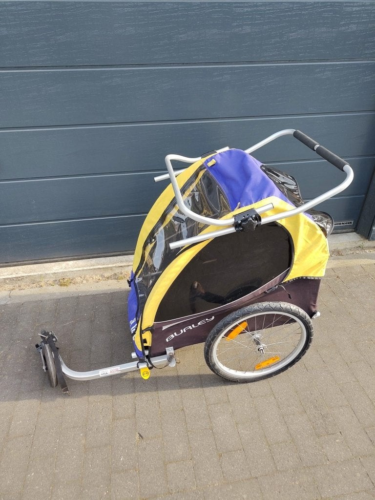 Burkley fietskar, Ophalen, Gebruikt, Opvouwbaar, Burley