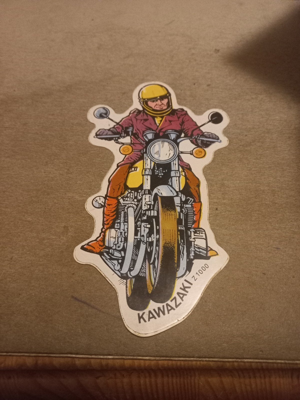 Kawasaki Z1000 Sticker - Vintage Motorfiets Decoratie, Verzamelen, Ophalen of Verzenden