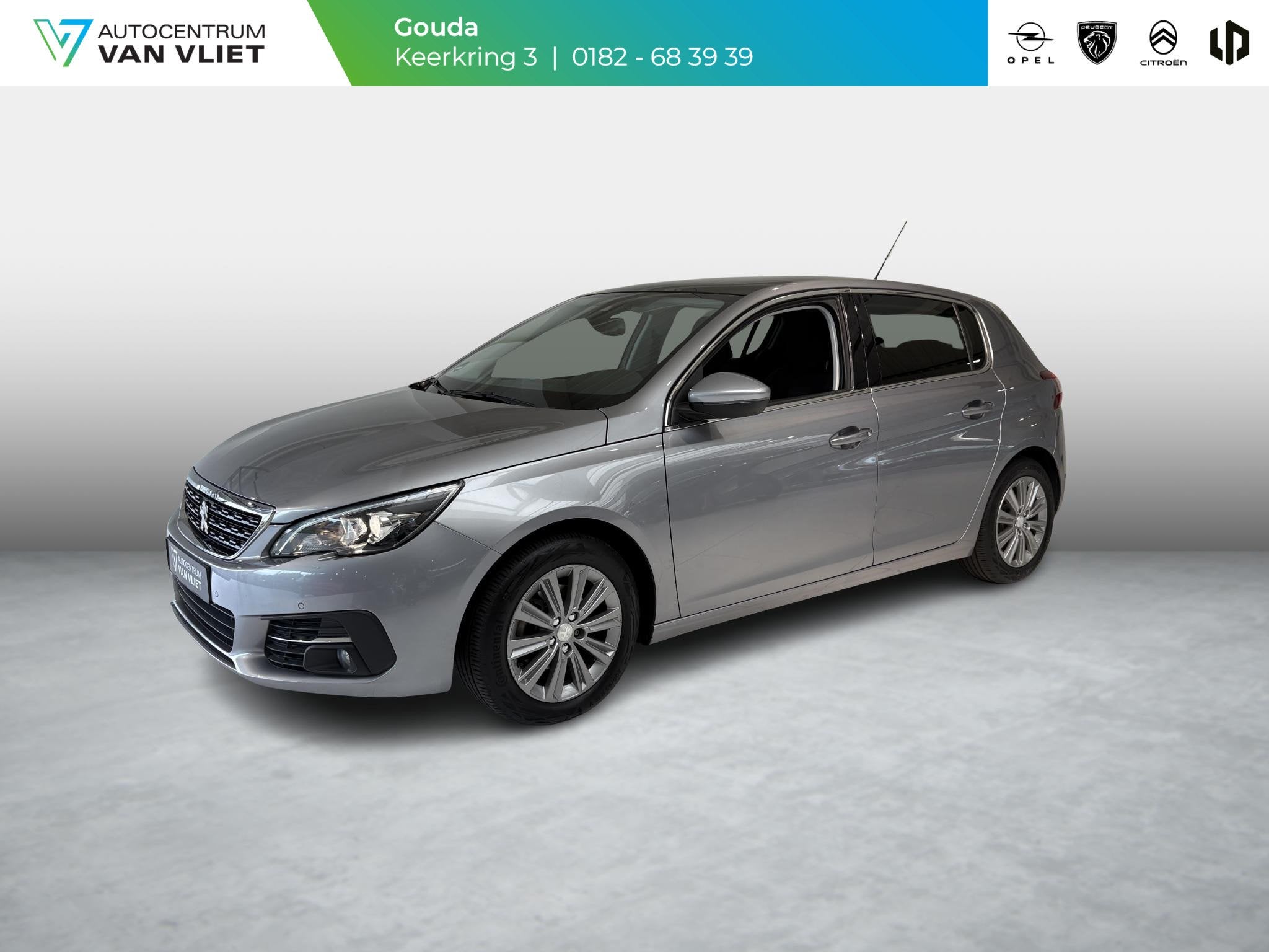 Peugeot 308 1.2 PureTech Allure | 130pk | Panoramadak | Trek, Auto diversen, Handgeschakeld, Zilver of Grijs, Benzine, Peugeot