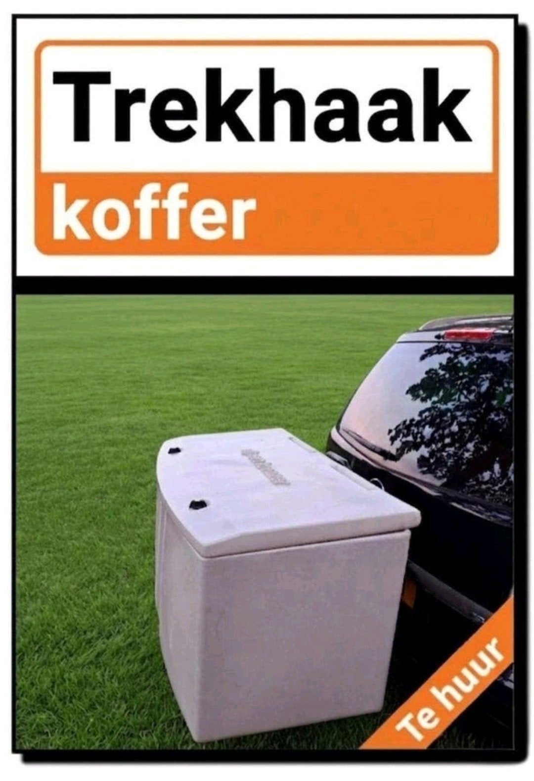 Trekhaakkoffer huren huur dakkoffer trekhaak koffer gebruikt, Ophalen of Verzenden