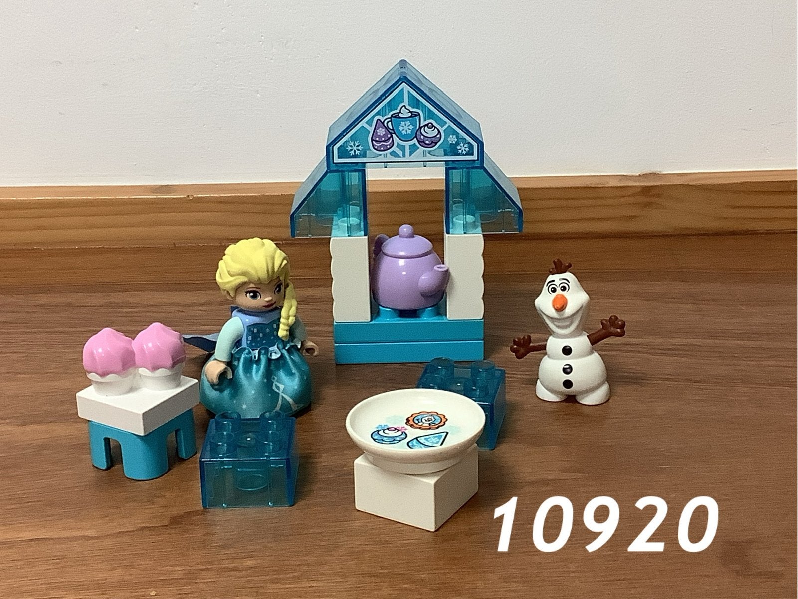 Duplo Elsa en Olaf’s theefeest 10920 (compleet) 4, Ophalen of Verzenden, Zo goed als nieuw, Complete set, Duplo
