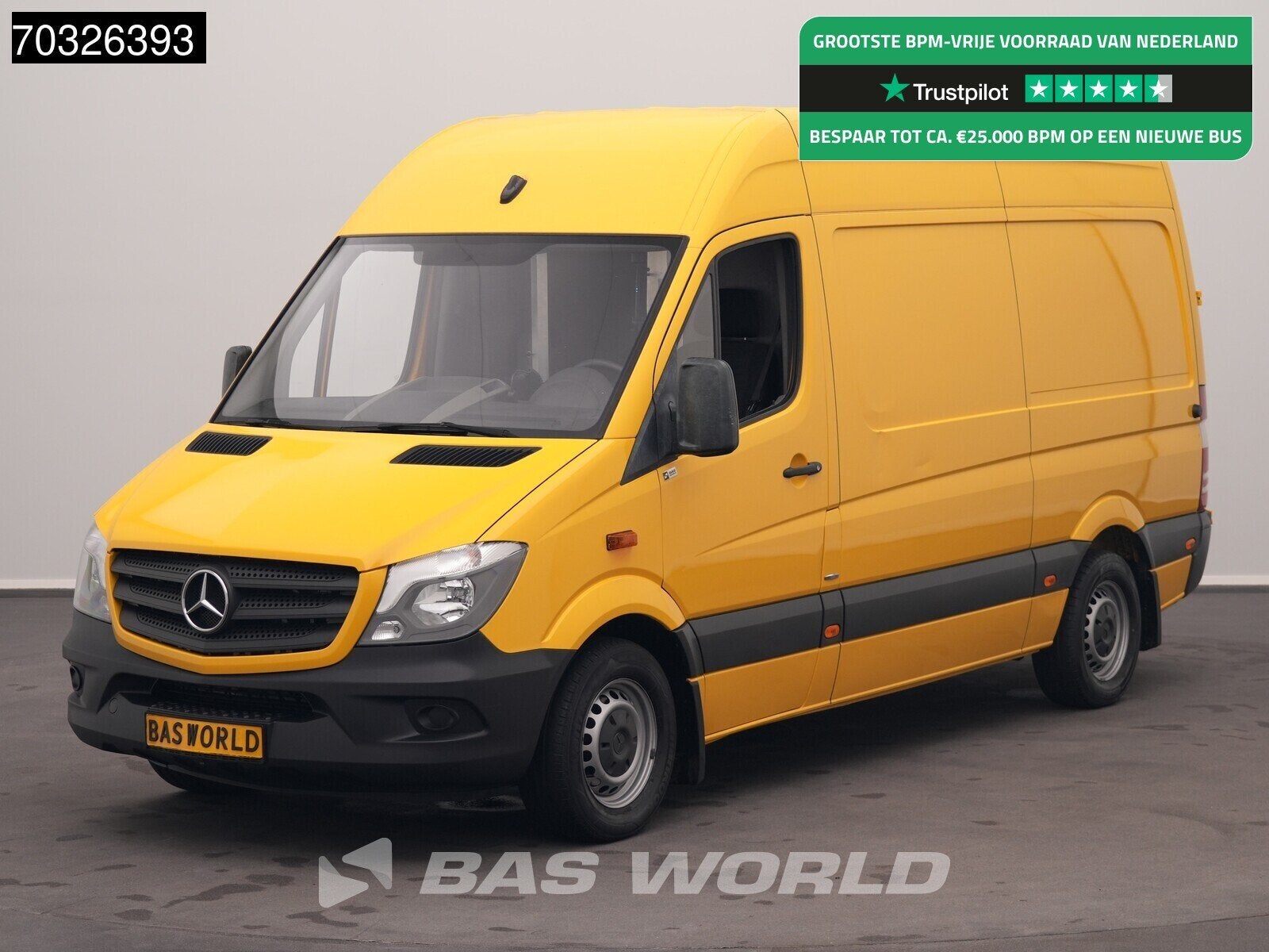 Mercedes Sprinter 314 CDI L2H2 Airco Cruise Camera Pakketwag, Auto's, 2382 kg, Stof, Gebruikt, Euro 6
