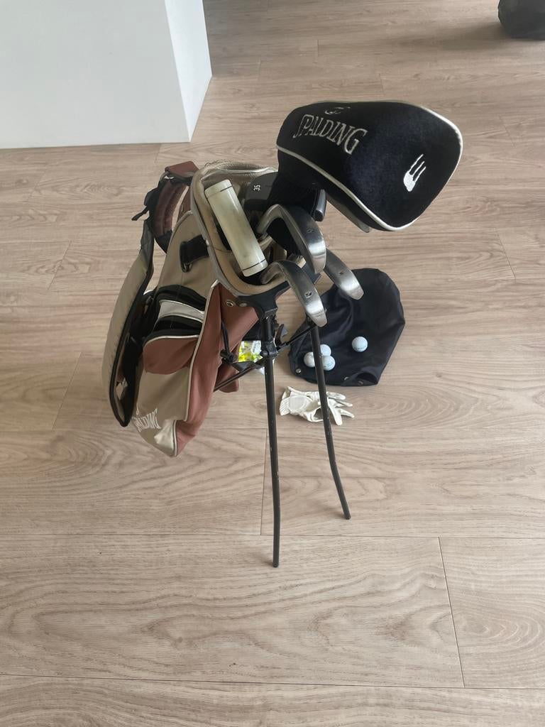 Spalding golfset met tas en accessoires €50, Ophalen, Gebruikt, Set, Overige merken
