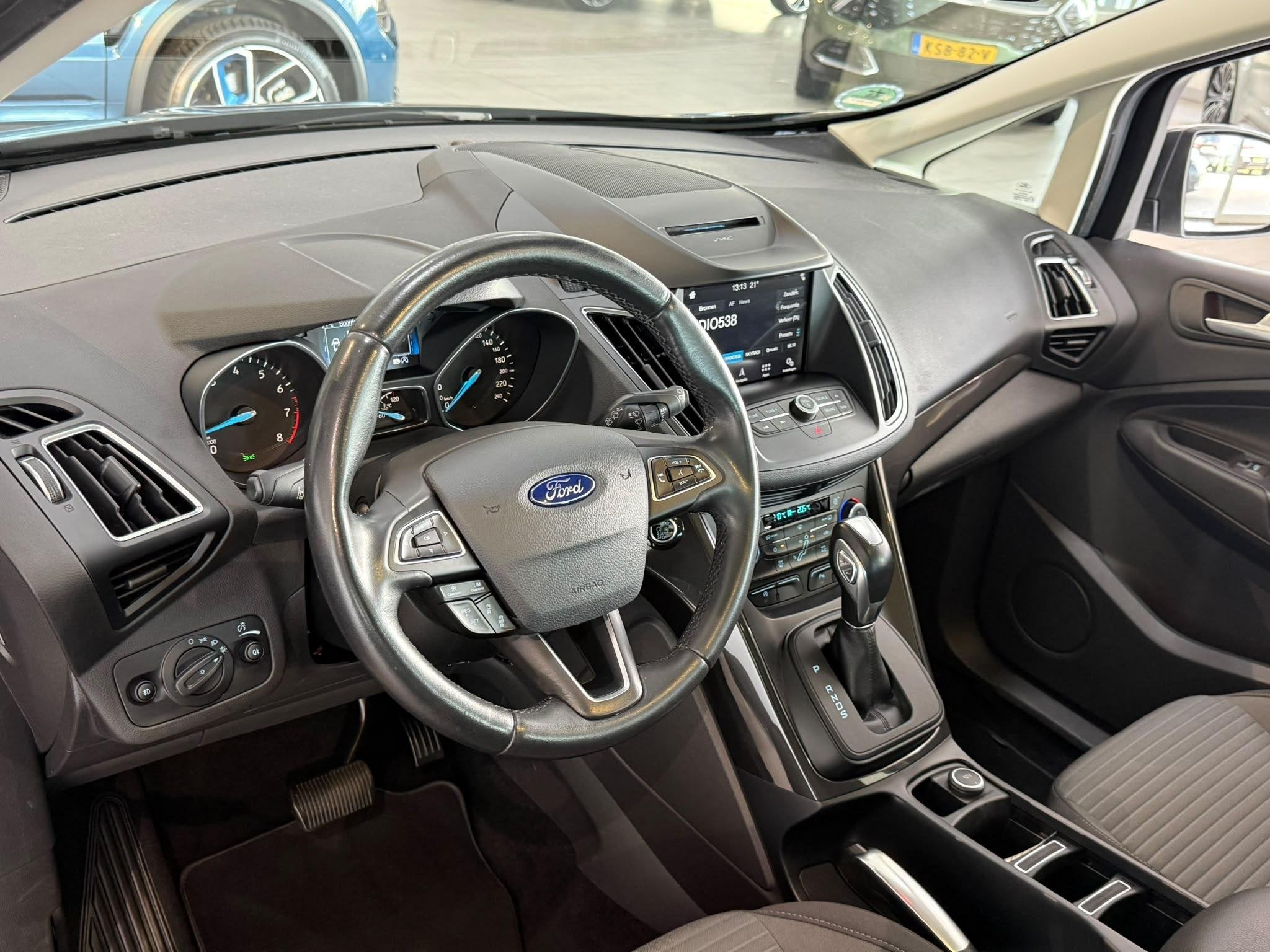 Ford C-Max 1.5 Titanium Automaat | Trekhaak | Winterpack |, Auto's, Euro 6, 4 cilinders, 150 pk, Zilver of Grijs
