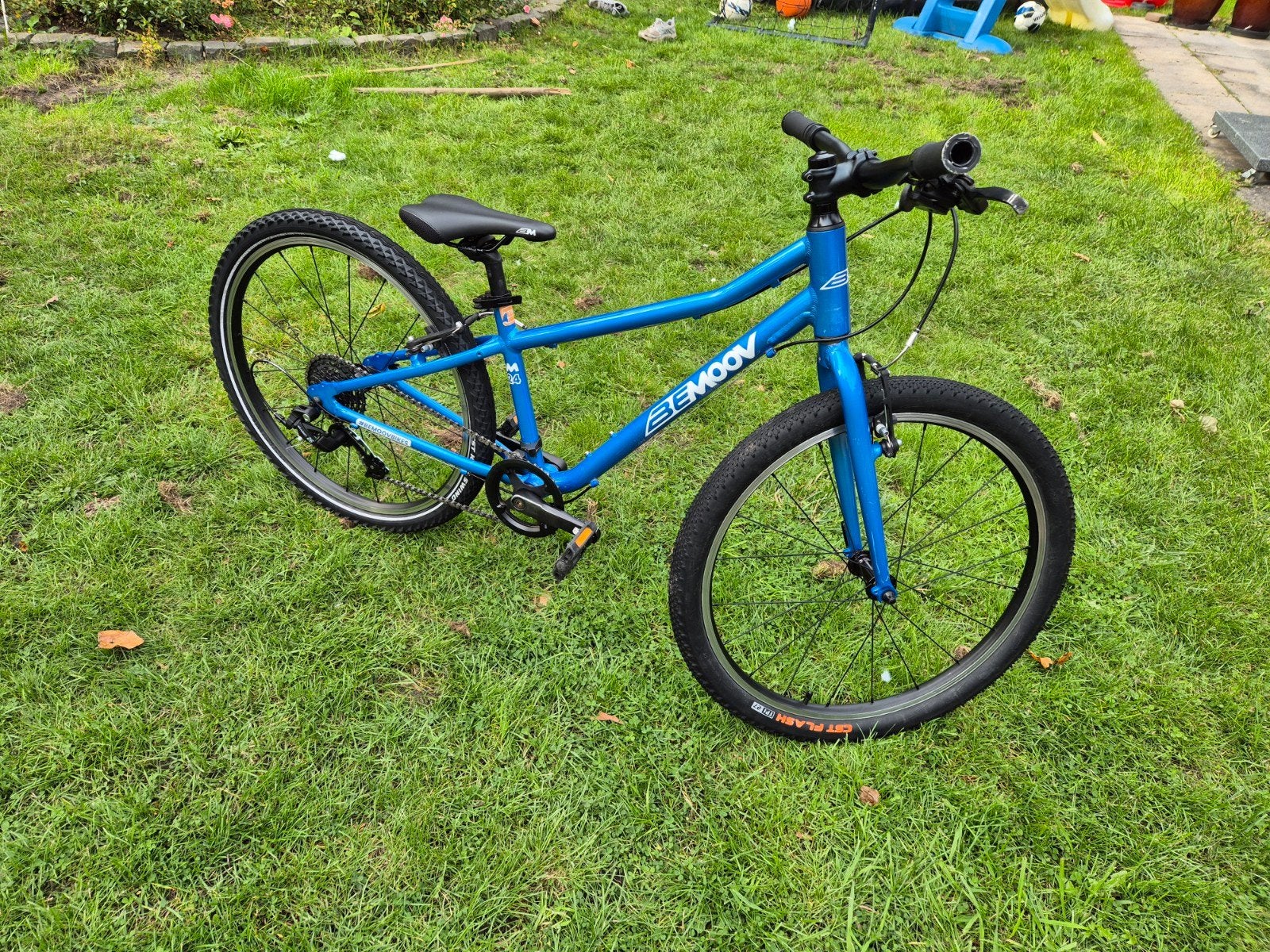 Bemoov M24 kinderfiets blauw - 24 inch kinderfiets, Ophalen, Gebruikt, 20 inch of meer, Bemoov