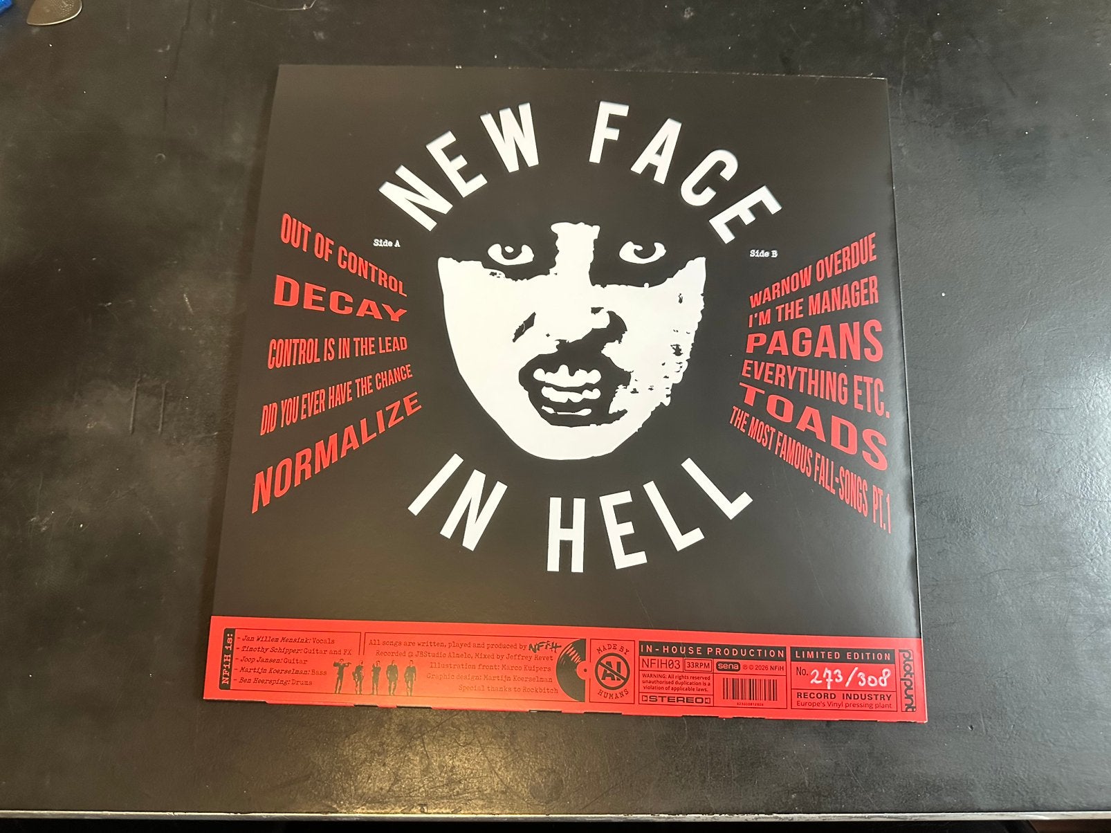 New Face in Hell - Normalize LP Genummerd & Limited Edition!, Cd's en Dvd's, LP, Verzenden, Speciale editie, Nieuw in verpakking