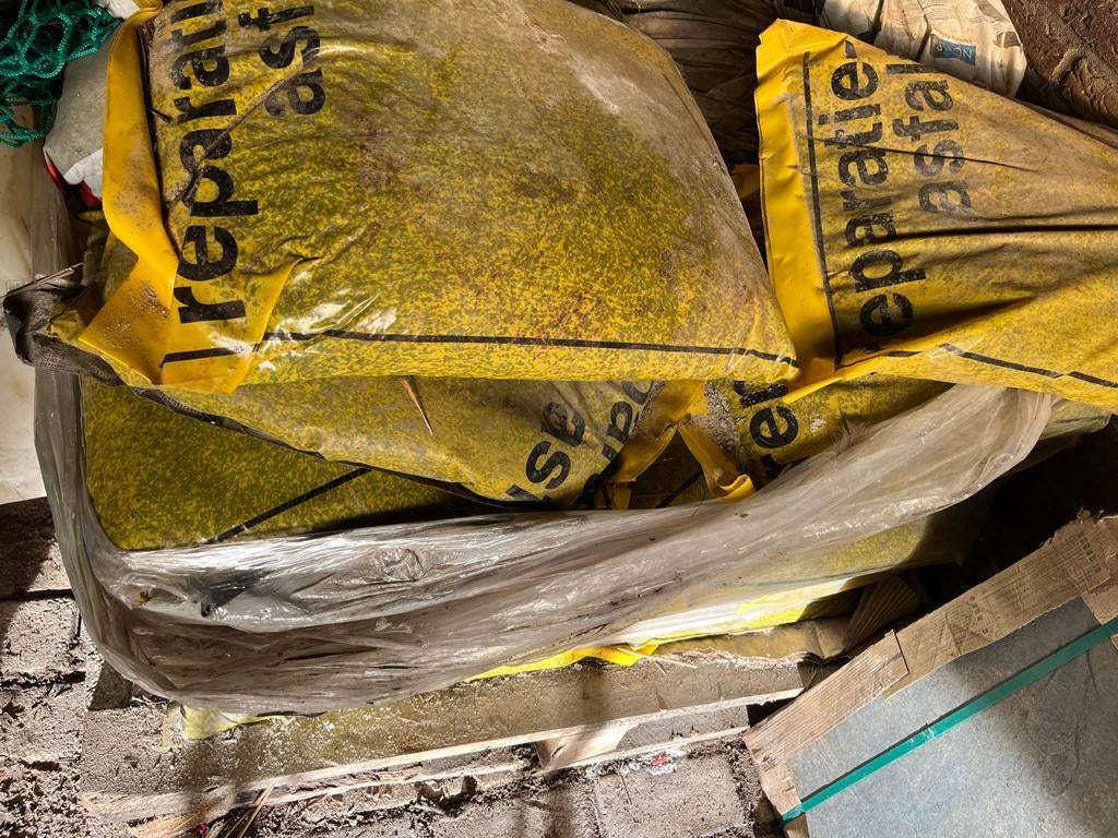 Reparatie asfalt - 25kg zakken, Ophalen, Gebruikt, Overige typen