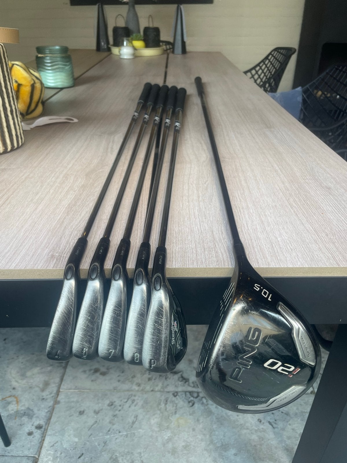 Callaway XR Steelhead Pro ijzerset & Ping I20 driver, Ophalen of Verzenden, Gebruikt, Set, Callaway
