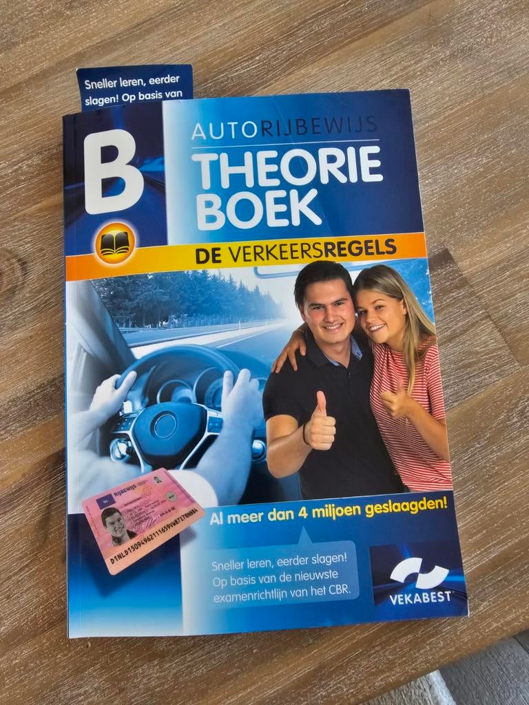 Auto theorie boek B rijbewijs, Ophalen of Verzenden, Zo goed als nieuw