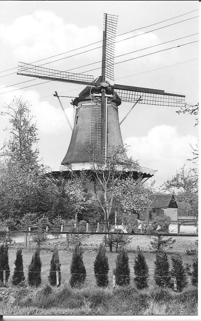 Ansichtkaart Korenmolen De Hoop, Appel (1976), Ophalen of Verzenden, 1960 tot 1980, Ongelopen, Gelderland