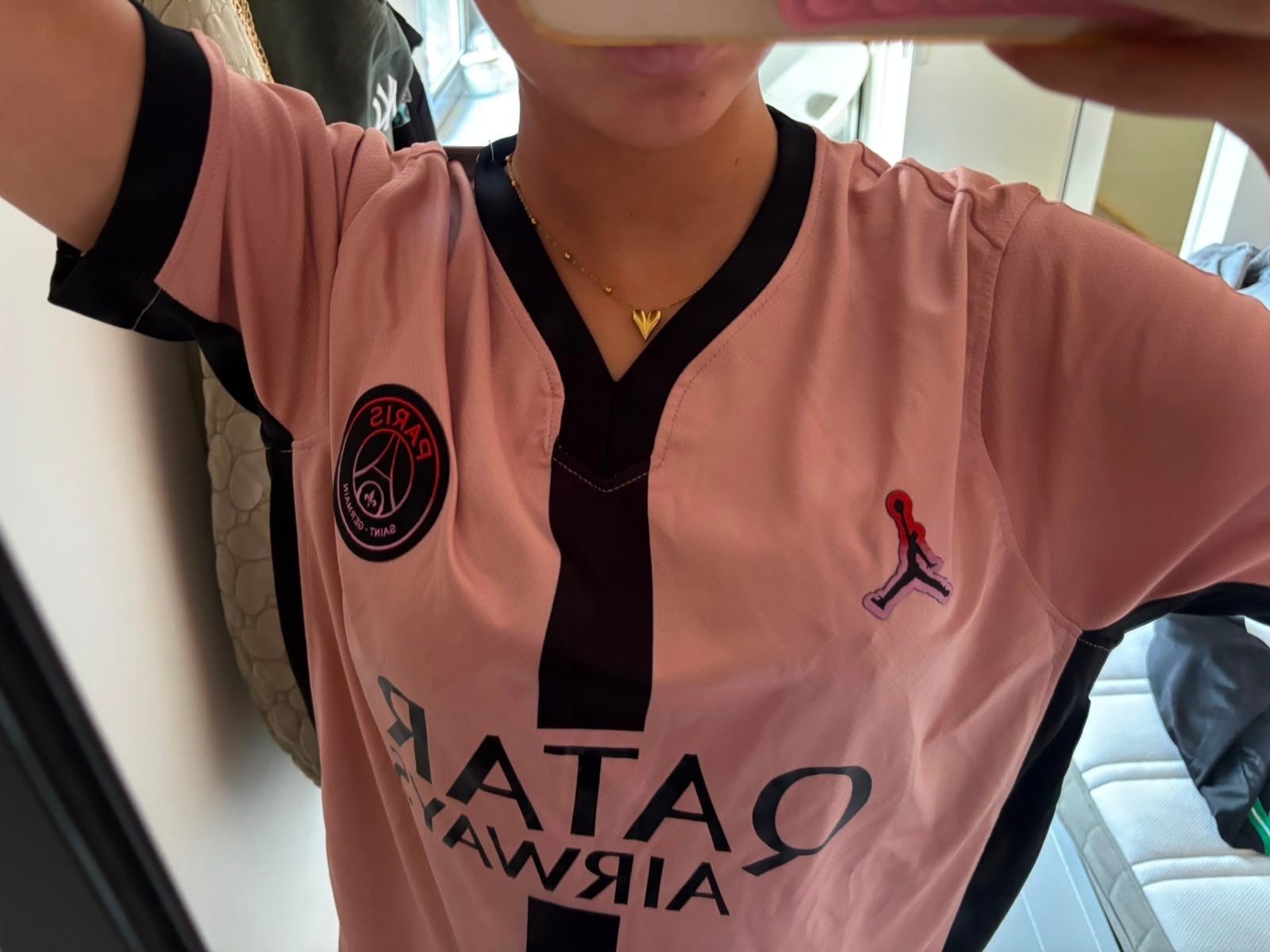 Paris Saint-Germain Voetbaltenue Maat S - Roze/Zwart, Nieuw, Voetbal, Maat 46 (S) of kleiner, Meerkleurig