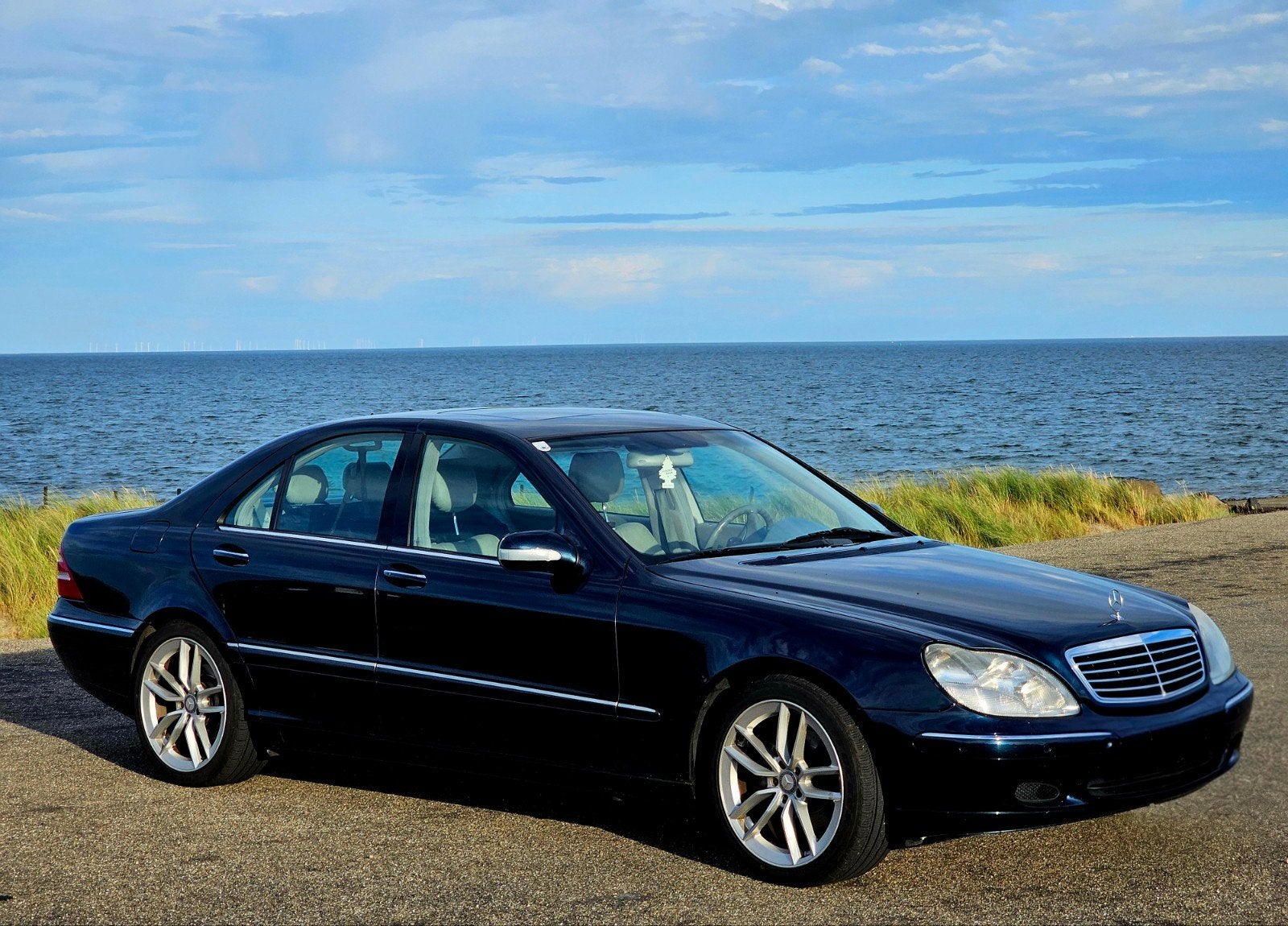 Mercedes-Benz S 320 V6 W220 APK 10/2027– 224 pk – 270.500 km, Auto's, Automaat, Achterwielaandrijving, Blauw, Sedan