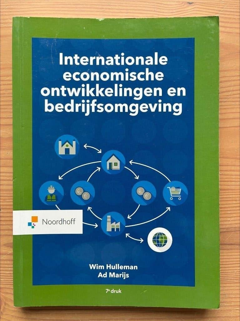Internationale economischeontwikkelingen en bedrijfsomgeving, Wim Hulleman en Ad Marijs, Zo goed als nieuw, Beta, HBO