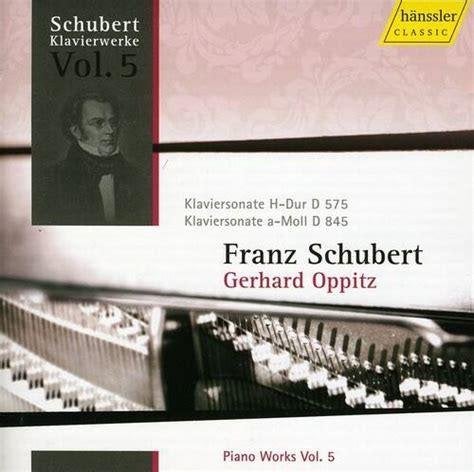 Gerhard Oppitz - Schubert: Piano Works Volume 5, Ophalen of Verzenden, Classicisme, Zo goed als nieuw, Kamermuziek