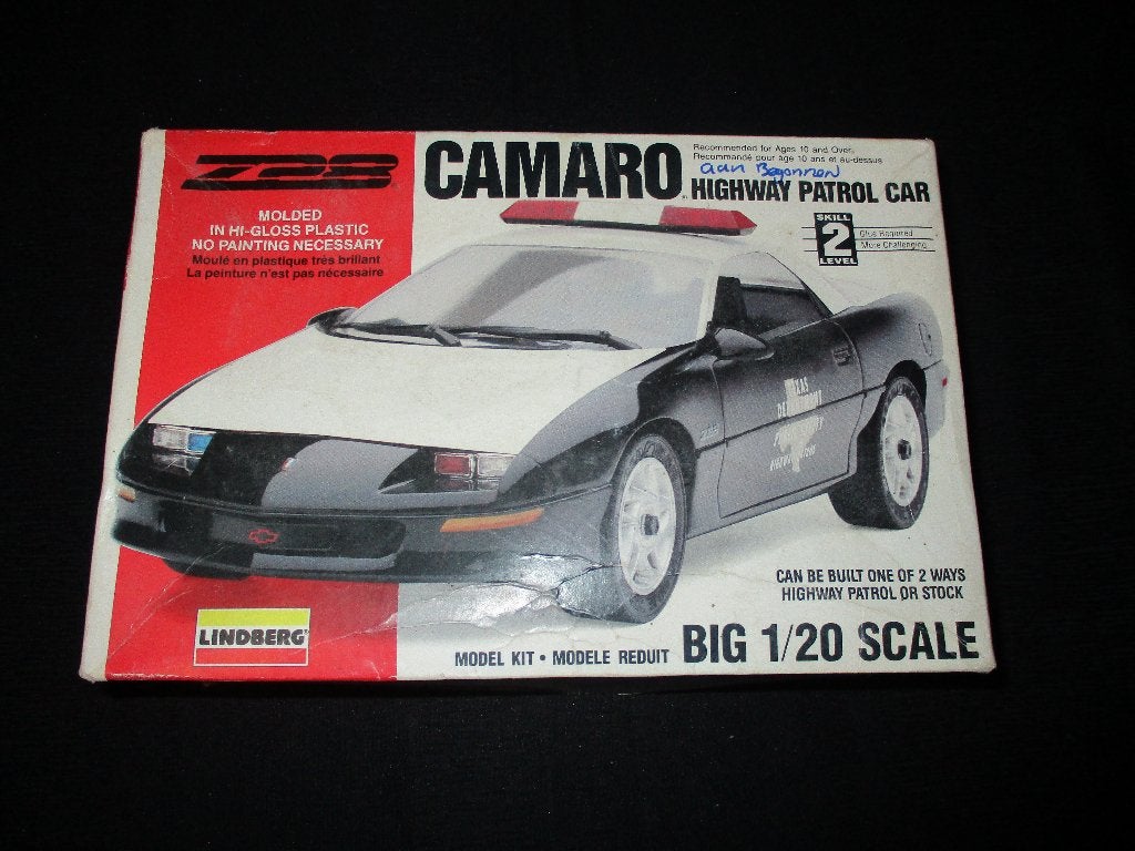D-268,LINDBERG 1-20,NO,72577,CAMARO HIGHWAY PATROL CAR, Overige merken, Gebruikt, 1:32 tot 1:50, Overige typen