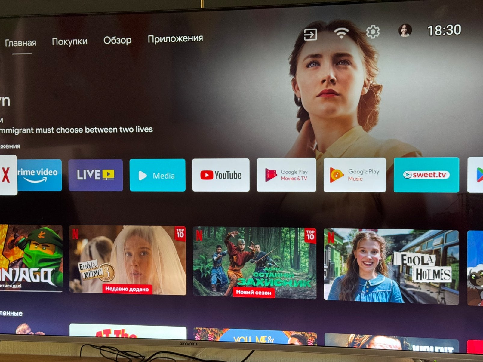 TV 65 in, 50 Hz, Zo goed als nieuw, 100 cm of meer, Ophalen