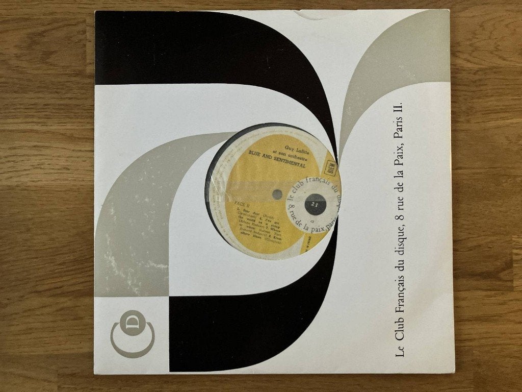 Guy Lafitte Et Son Orchestre / Blue And Sentimental, Ophalen of Verzenden, Jazz