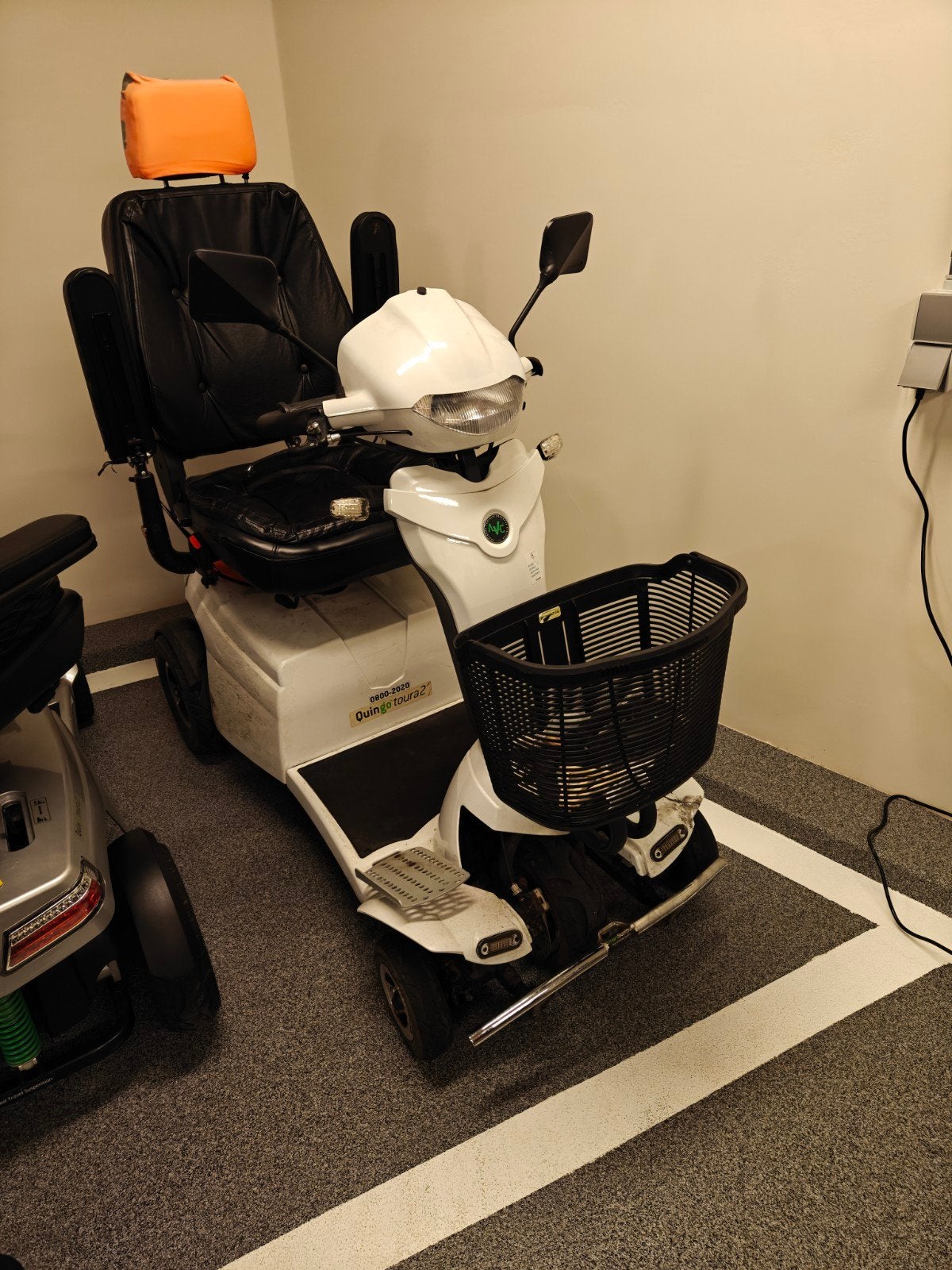 scootmobiel quingo beschadigd maar prima, Ophalen, Gebruikt, 16 km/u of meer, 26 t/m 35 km