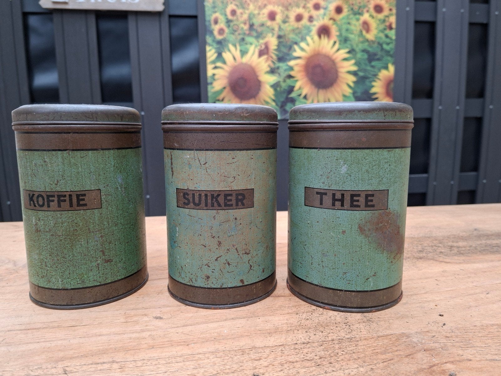 KOFFIE SUIKER THEE BLIKKEN., Ophalen