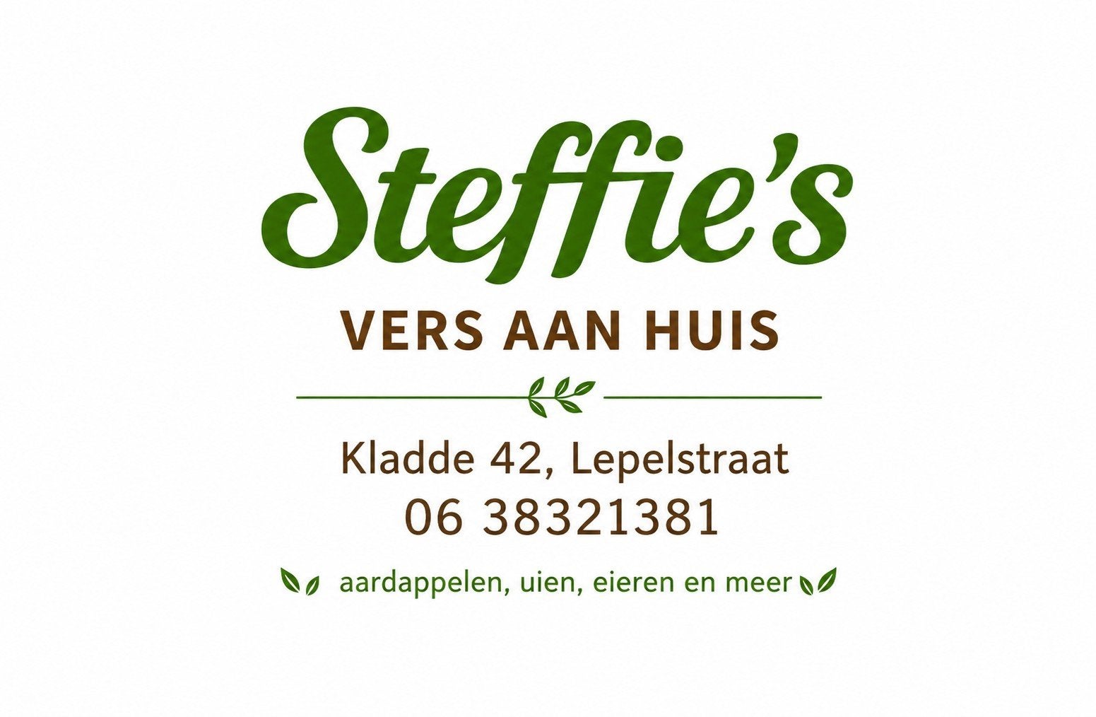 Verse aardappelen en uien van Steffi's Vers aan Huis, Diversen, Levensmiddelen, Ophalen of Verzenden