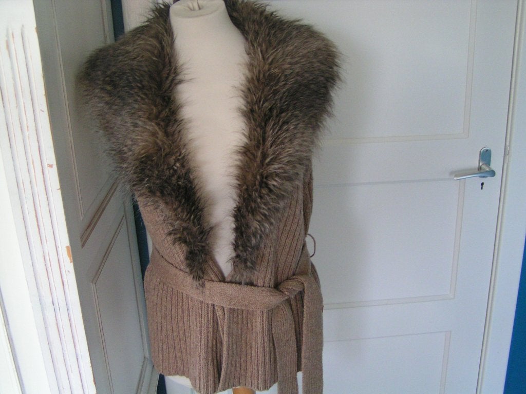 Prachtig Als Nieuw Vest maat L-40-42, Ophalen of Verzenden, Zo goed als nieuw, Maat 38/40 (M), Beige