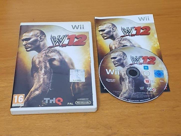 WII | W12 WWE 12, Spelcomputers en Games, Games | Nintendo Wii, Gebruikt, Vechten, Ophalen of Verzenden, 3 spelers of meer