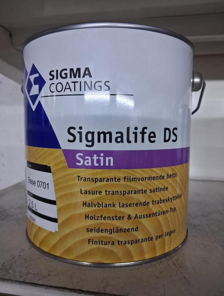 Sigma sigmalife DS satin transparante beits 2,5liter, Ophalen of Verzenden, Nieuw