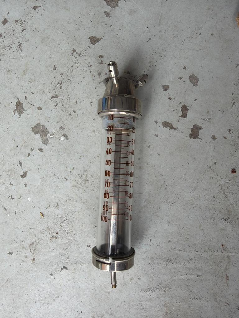 Vintage 3-weg Rotanda Glazen Injectiespuit, Ophalen of Verzenden