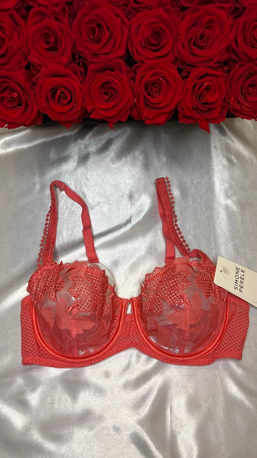 Simone Perele BH 70D, Kleding | Dames, Verzenden, Rood, BH