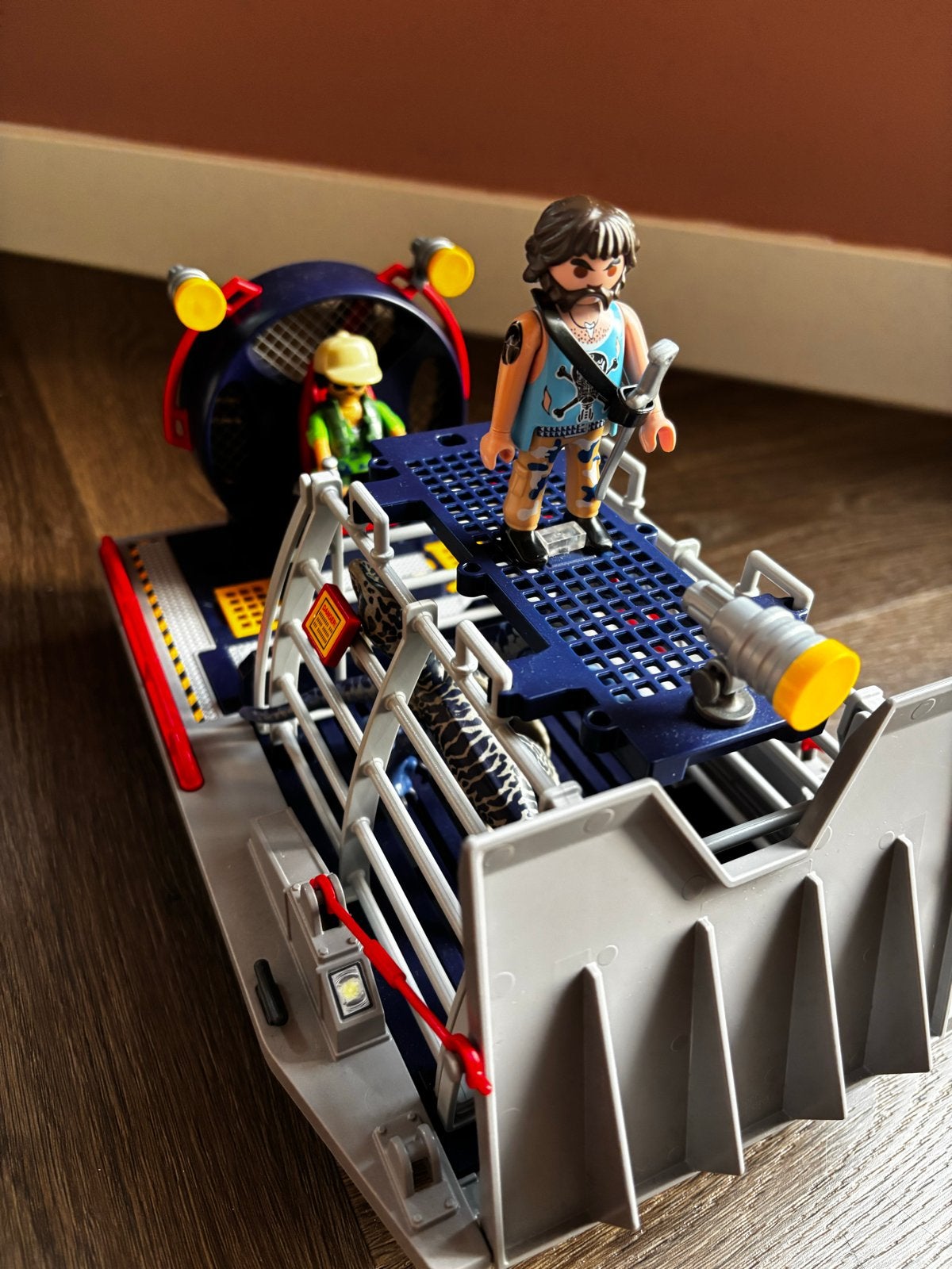 Playmobil 9433 Dinosaurus Hovercraft Compleet, Kinderen en Baby's, Speelgoed | Playmobil, Gebruikt, Complete set, Voertuig, Ophalen of Verzenden