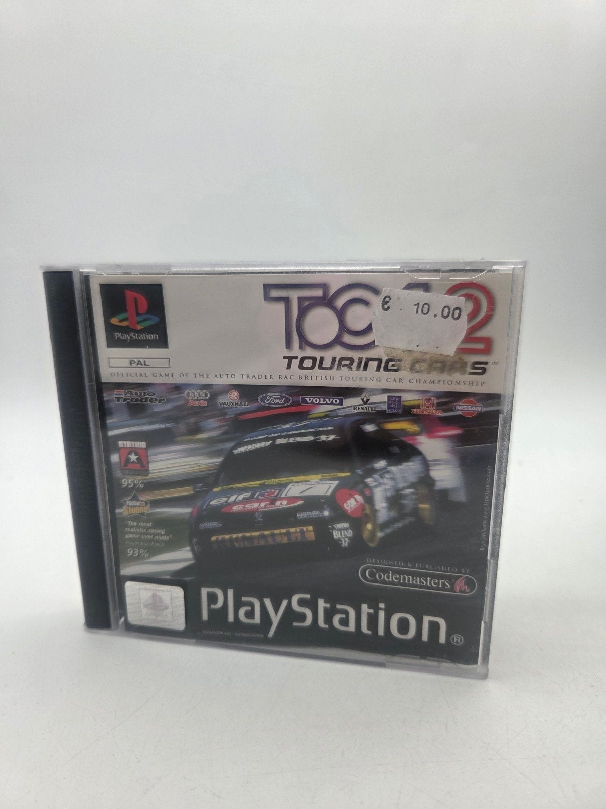 TOCA 2 Touring Cars - PlayStation 1 (PS1) Racegame, Gebruikt, 1 speler, Ophalen of Verzenden, Onbekend