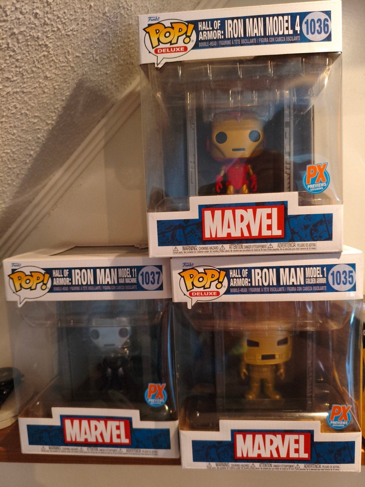 Funko Pop! Deluxe Hall of Armor Iron Man Set (3 stuks), Ophalen of Verzenden, Nieuw