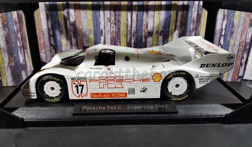 Porsche 962C NO 17 Supercup 1987 1:18 Norev, Hobby en Vrije tijd, Modelauto's | 1:18, Verzenden, Nieuw, Auto, Norev