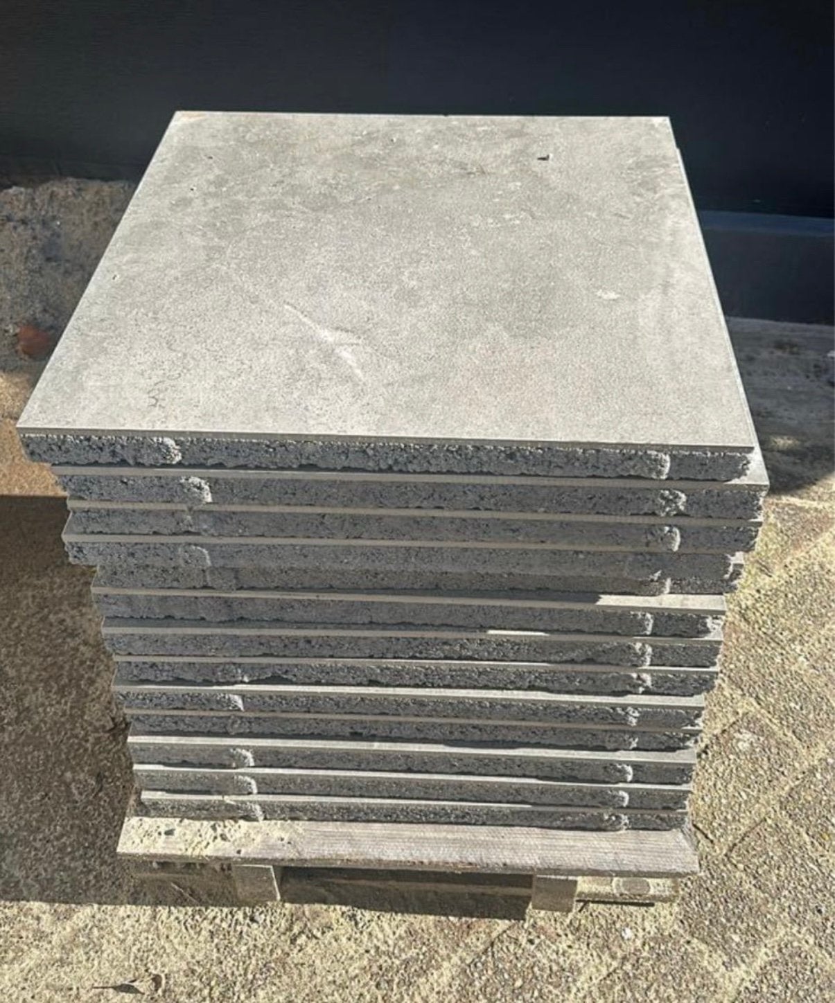Geoceramica tegels 60x60x4, Tuin en Terras, Ophalen, Zo goed als nieuw, Keramiek, Terrastegels