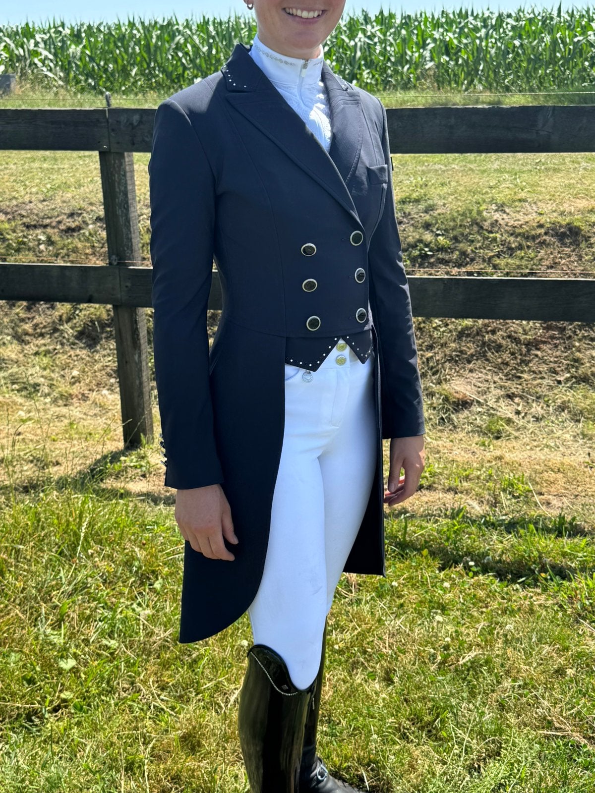 Equiline slipjas navy IT38, Kleding | Dames, Blauw, Overige typen, Nieuw, Ophalen of Verzenden