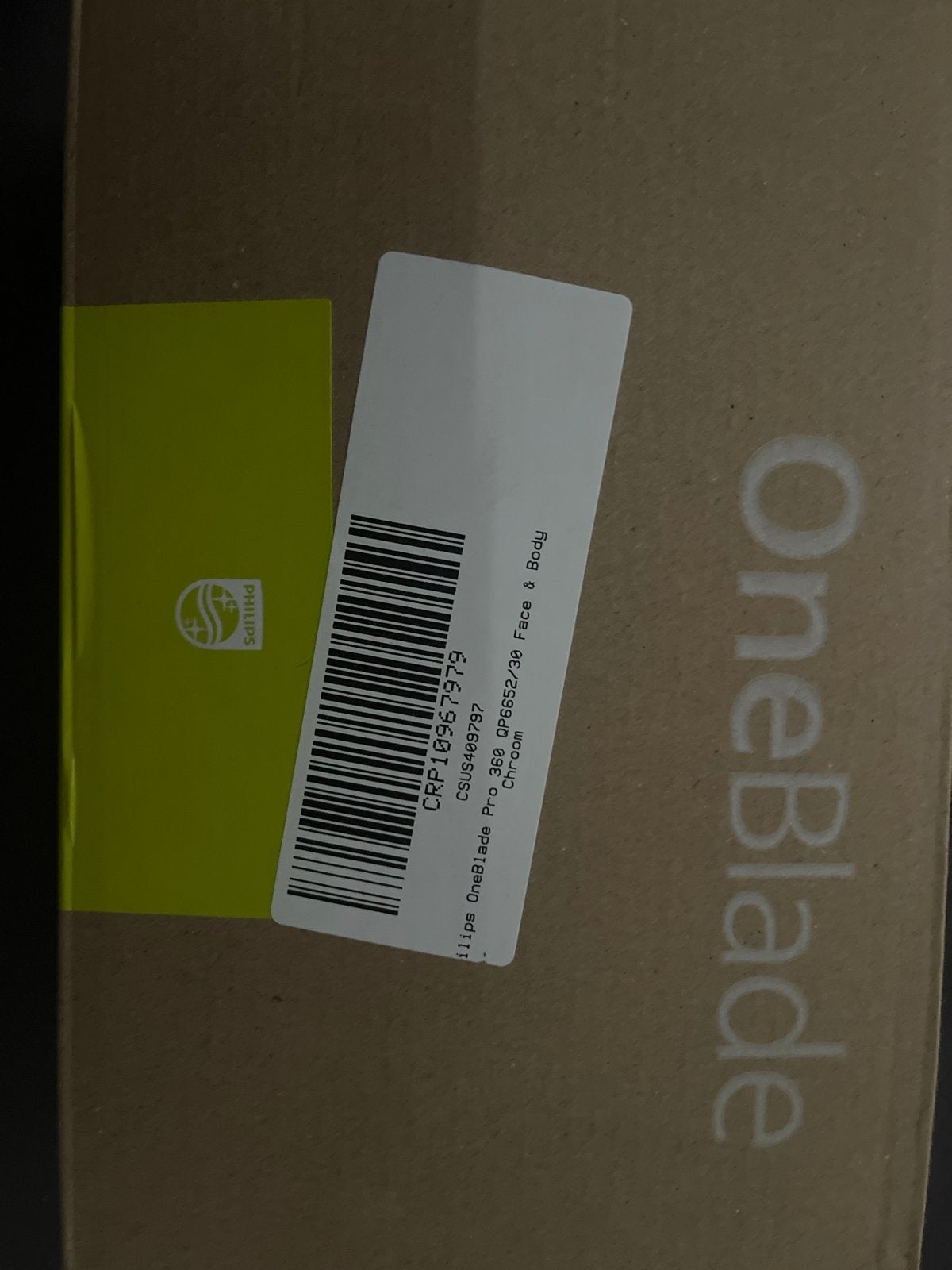 Philips OneBlade Pro 360 QP6552/30 Face & Body, Ophalen of Verzenden, Nieuw, Scheren en Epileren