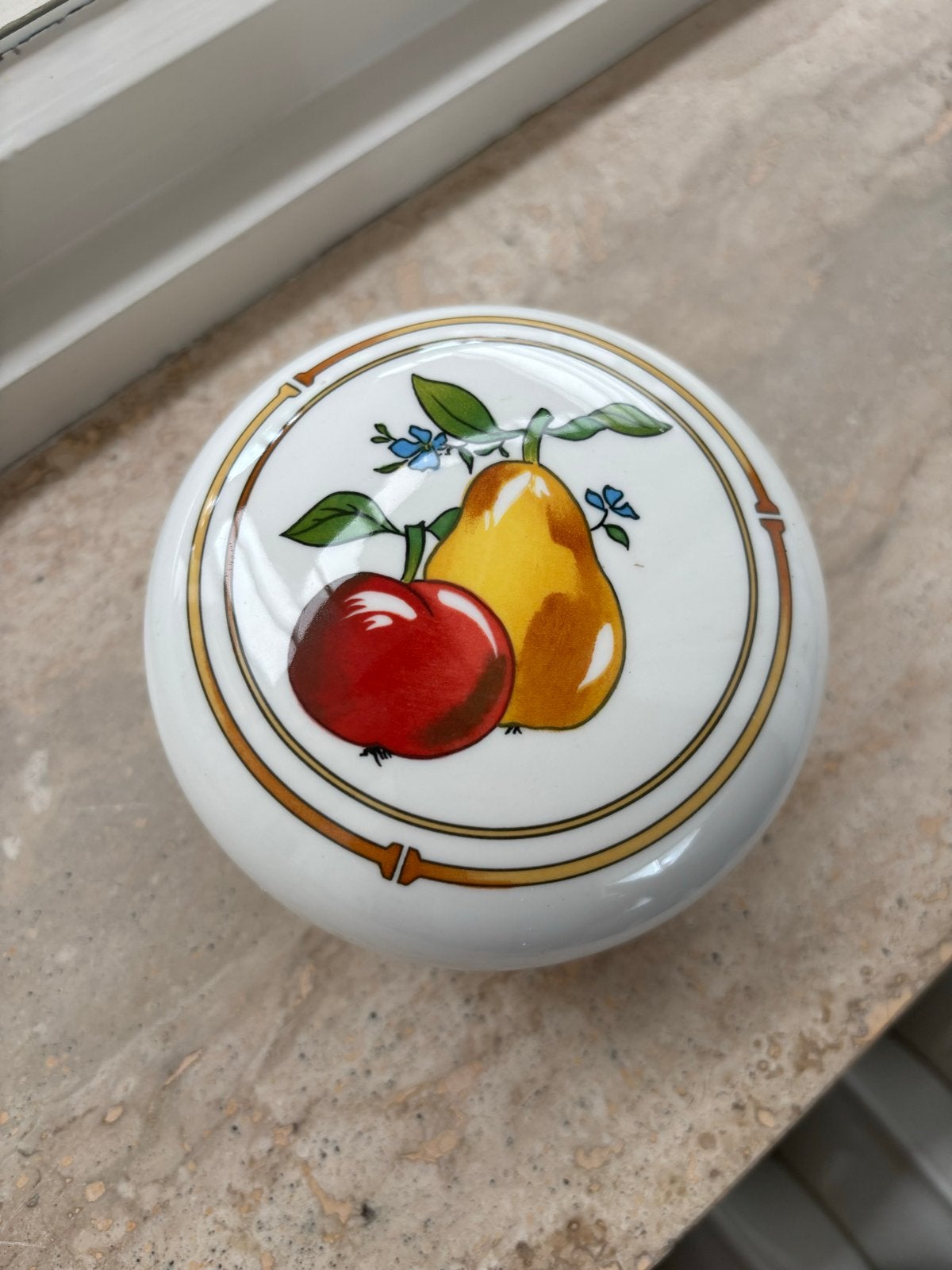 Villeroy & Boch Porseleinen Doosje met Fruitdecor, Ophalen of Verzenden