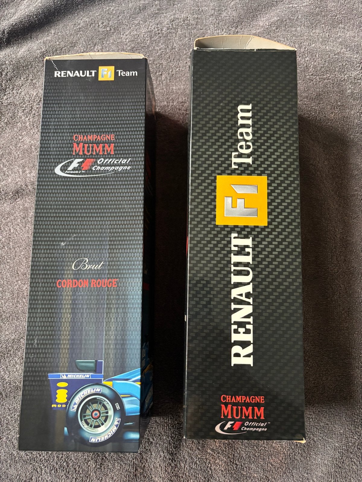 Renault F1 Champagne Mumm Team Geschenkdozen, Ophalen of Verzenden, Gebruikt, Formule 1
