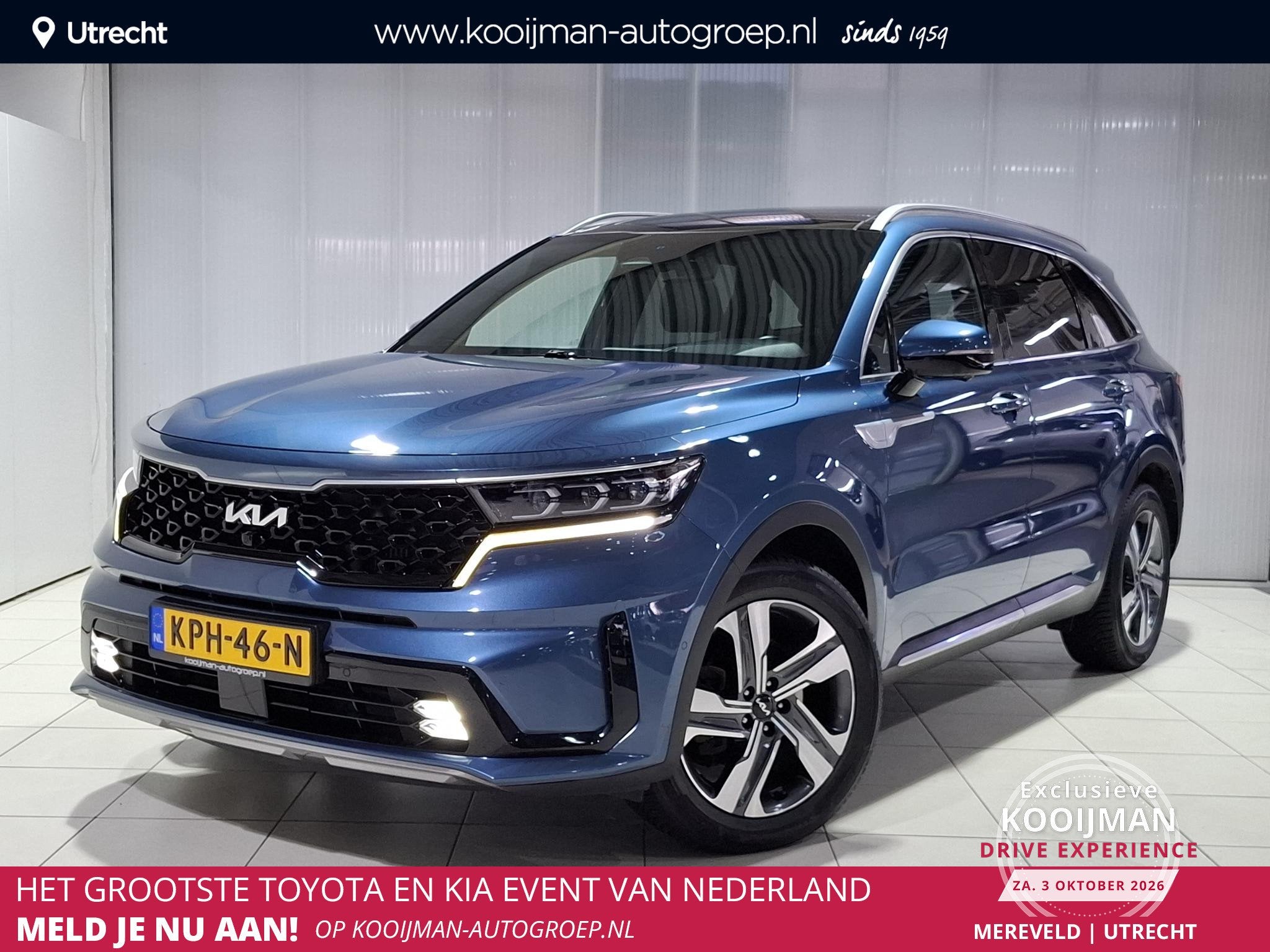 Kia Sorento 1.6 T-GDI Plug-in Hybrid 4WD ExecutiveLine 7p. A, 14 kWh, Gebruikt, Euro 6, 4 cilinders