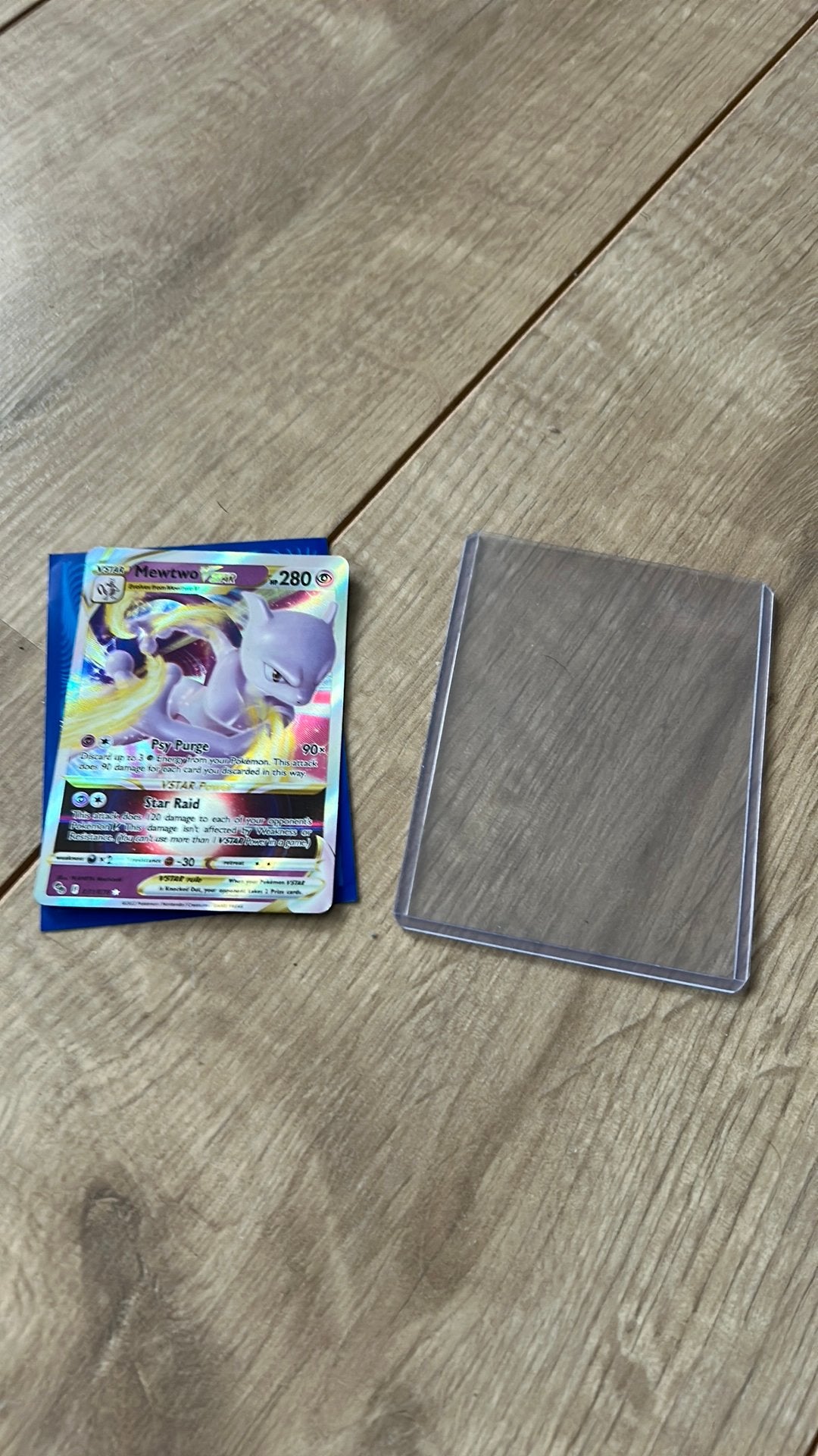 Mewtwo vstar, Ophalen of Verzenden, Zo goed als nieuw, Losse kaart