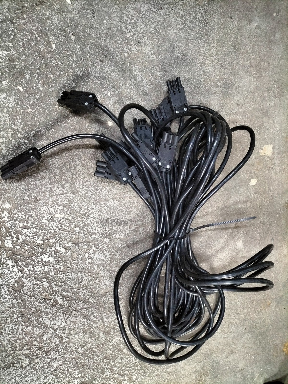 Wieland stekkers met snoer kabel, Ophalen of Verzenden, Kabel of Snoer