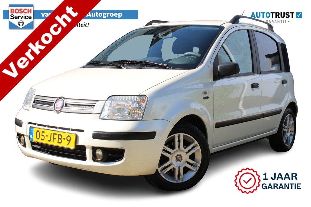 Fiat Panda 1.2 Emotion | Incl. 12 maanden Garantie | Parkeer, Auto's, Fiat, Voorwielaandrijving, Met garantie (alle), Leder en Stof