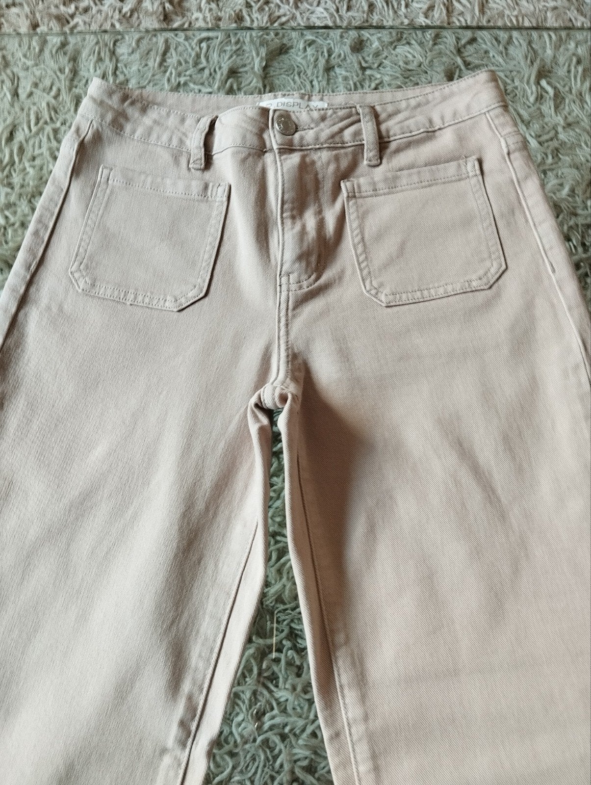 Jeans, Kleding | Dames, Broeken en Pantalons, Beige, Zo goed als nieuw, Lang, Ophalen