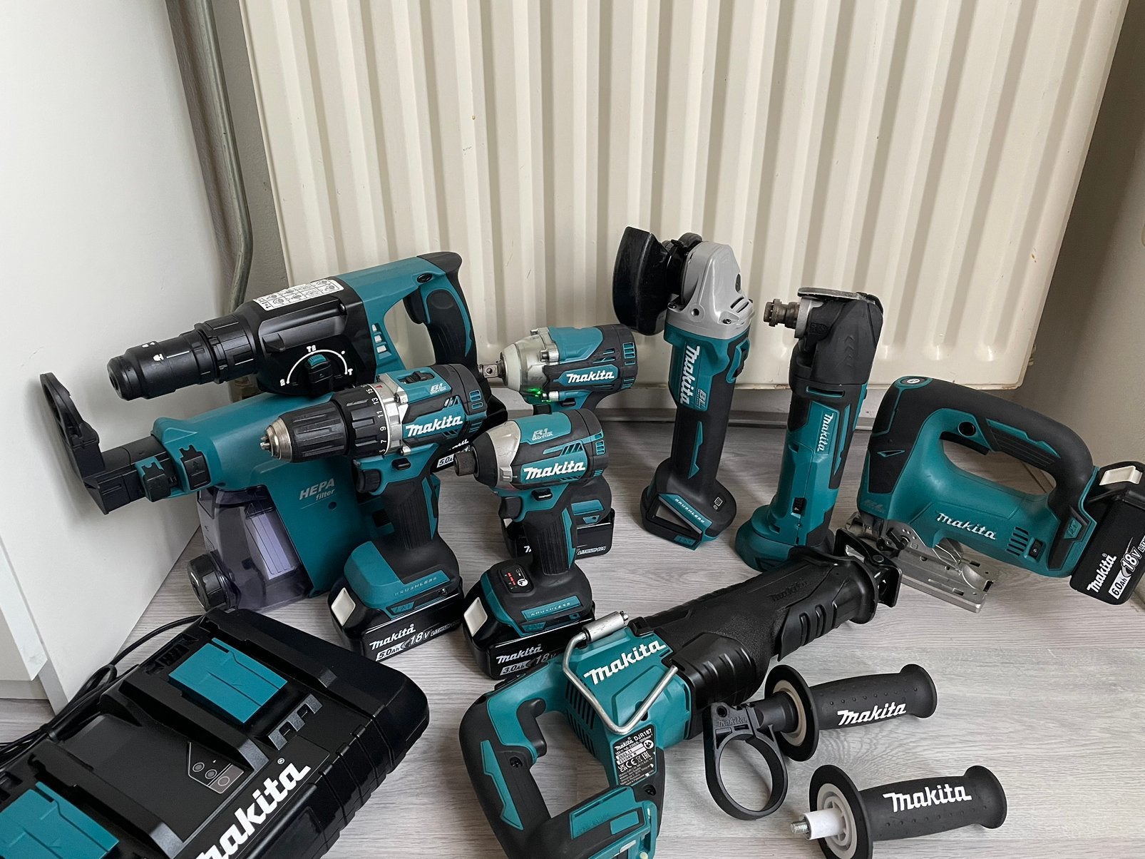 Makita 18V set, Ophalen, Zo goed als nieuw