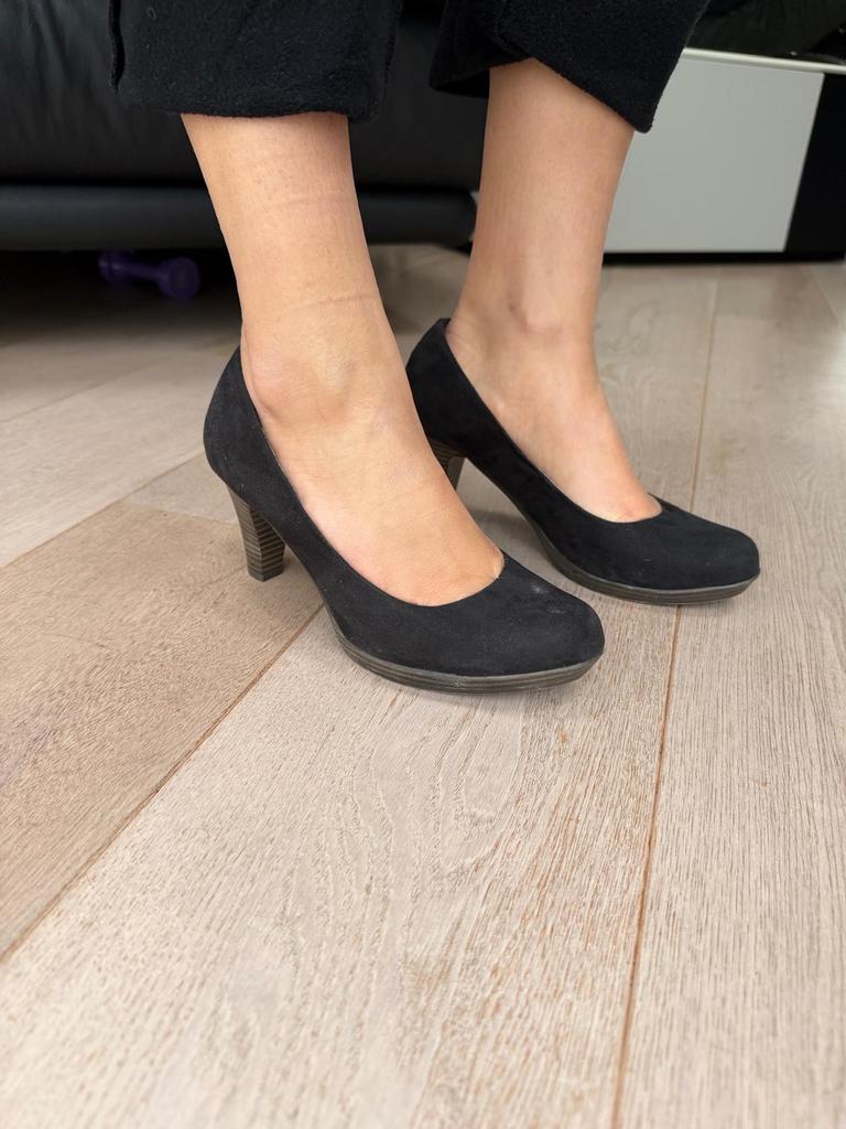 Jessica C&A Pumps - Zwart - Maat 38, Ophalen of Verzenden, Zo goed als nieuw, Zwart, Pumps