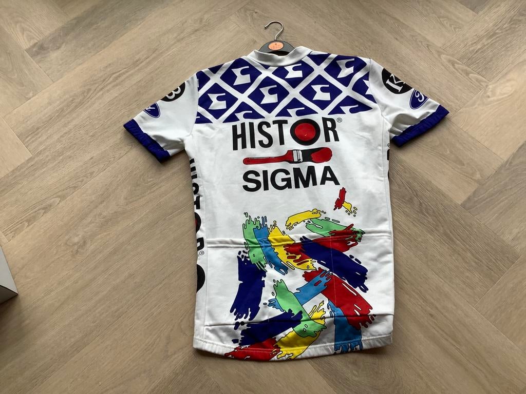 Vintage Wielrennershirt Histor Sigma - Maat XXL, Fietsen en Brommers, Ophalen of Verzenden, Zo goed als nieuw, Bovenkleding, Heren