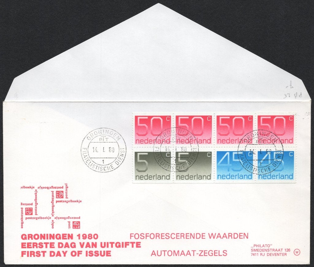 Postzegelboekje 25, Verzenden, Envelop