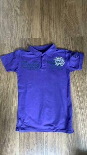 Paarse polo maat 122/128, Kinderen en Baby's, Kinderkleding | Maat 122, Ophalen of Verzenden, Gebruikt, Jongen, Shirt of Longsleeve